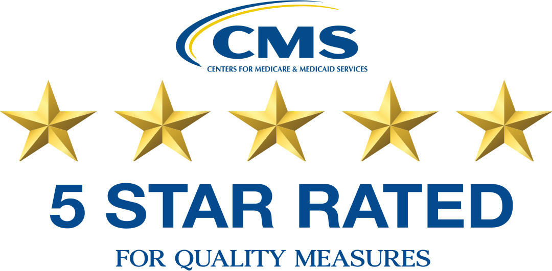 CMS 5-star rated banner
